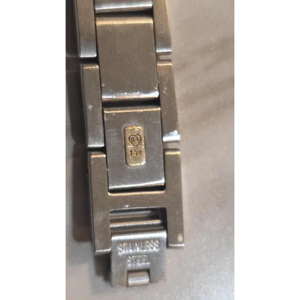 14k gold steenless steel mens bracelet